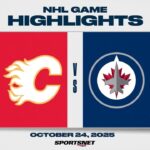 NHL Highlights | Flames vs. Jets - October 24, 2025