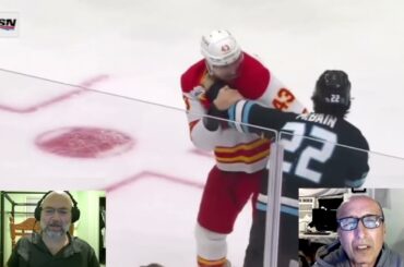 Klapka vs McBain Hockey Fight Reaction! #nhl #mmaheel