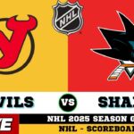 LIVE : San Jose Sharks Vs New Jersey Devils | NHL 2025 | NHL Live SCOREBOARD | Oct 25 2025