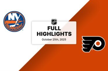 NHL Highlights | Islanders vs. Flyers | October 25, 2025