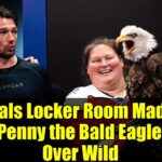 Capitals Locker Room Madness with Penny the Bald Eagle! Win Over Wild
