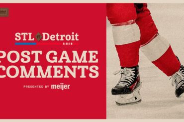 JT Compher, Jonatan Berggren, Todd McLellan Post Game Comments vs STL | Oct. 25, 2025