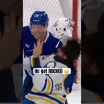 Jake McCabe dropped Alex Tuch