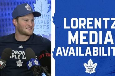 Steven Lorentz | Pre Game vs. New Jersey Devils | October 21, 2025