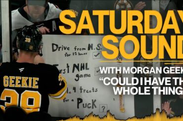 Morgan Geekie Wanted All The Snacks For A Bruins Win!