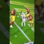 Josh Jacobs Runs over Commander for TD