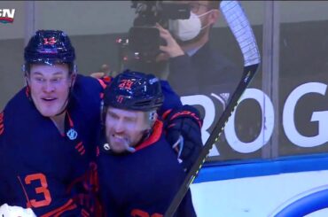 3/6/21  Jesse Puljujarvi Gets The Tying Goal