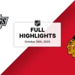 NHL Highlights | Kings vs. Blackhawks | October 26, 2025