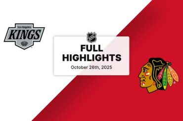 NHL Highlights | Kings vs. Blackhawks | October 26, 2025