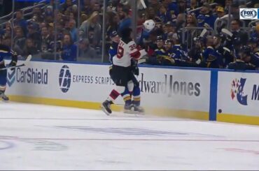 Robert Thomas High Sticks Nick Merkley In Right Eye | Devils vs Blues