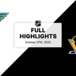 NHL Highlights | Blues vs. Penguins | October 27, 2025