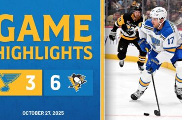 Game Highlights: Penguins 6, Blues 3