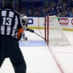 Bruins’ Miller keeps puck from fully crossing the line