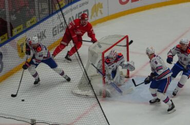 Спартак 3:4Б СКА с трибуны Мегаспорта