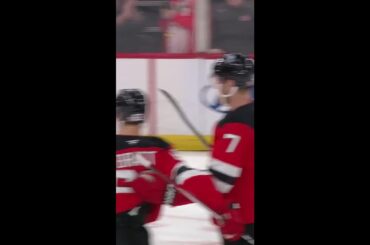 Dougie Hamilton with a Short Goal vs. San Jose Sharks