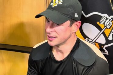 Sidney Crosby talks reaching 1,700 points, Filip Hallander's impact, Evgeni Malkin