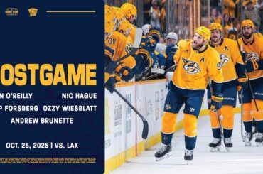 O’Reilly, Hague, Forsberg, Wiesblatt & Brunette - Postgame: Oct. 25, 2025