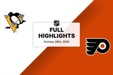 NHL Highlights | Penguins vs. Flyers | October 28, 2025