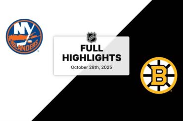 NHL Highlights | Islanders vs. Bruins | October 28, 2025