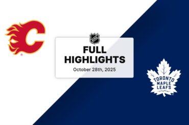 NHL Highlights | Flames vs. Maple Leafs | October 28, 2025