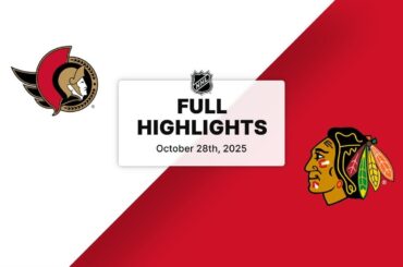 NHL Highlights | Senators vs. Blackhawks | October 28, 2025