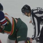 Luke Schenn Drops 🥊 Gloves 🥊 With Jake Middleton