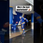 Which Sabres player could play quarterback for the Buffalo Bills? #nhl #nfl #football