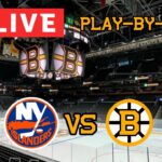 LIVE: New York Islanders VS Boston Bruins Commentary/Scoreboard!! #nhlbruins