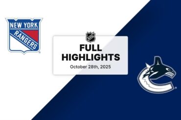 NHL Highlights | Rangers vs. Canucks | October 28, 2025