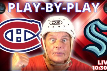 NHL: Canadiens vs Kraken LIVE | Slafkovsky vs Wright | Play-by-Play & Reaction