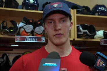 Anton Lundell, Panthers Postgame: Florida Rallies in Third, Loses in SO to Anaheim Ducks