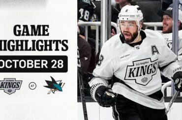 HIGHLIGHTS: LA Kings at San Jose Sharks | NHL Game Highlights