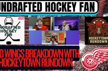 Detroit Red Wings Season So Far Breakdown; Interview w/@HockeytownRundown Emmitt Finnie for Calder