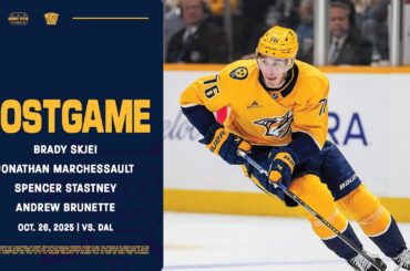 Marchessault, Skjei, Stastney & Brunette - Postgame: Oct. 26, 2025