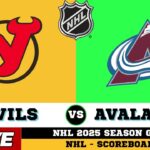 LIVE : New Jersey Devils Vs Colorado Avalanche | NHL 2025 | NHL Live SCOREBOARD | 29/10/2025