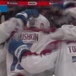 Valeri Nichushkin scores a goal against the New Jersey Devils