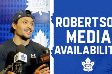 Nick Robertson | Pre Game vs Calgary Flames | October 28, 2025