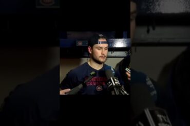 #Habs Joshua Roy on start of season