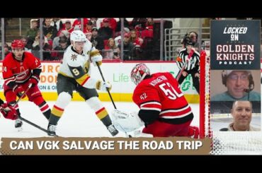 The Vegas Golden Knights look to salvage the road trip vs. the Carolina Hurricanes