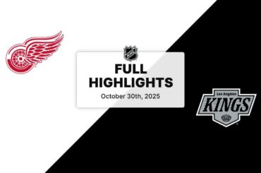 NHL Highlights | Red Wings vs. Kings | October 30, 2025