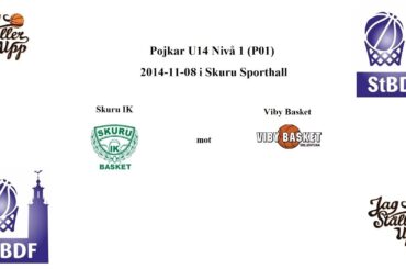 Skuru IK (P01) mot Viby Basket - 2014-11-08