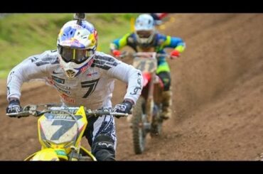 James Stewart vs. Trey Canard Final Three Laps - 2013 Spring Creek MX 450 Moto 1