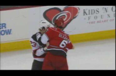 David Clarkson vs Tim Gleason Apr 26, 2009