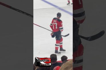 NJ Devils Simon Nemec Before Puck Drop #njdevils #shorts #shortsvideo #shortvideo #short