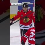 #blackhawks offense explodes for a 3-goal first period! #nhl #connorbedard