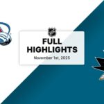 NHL Highlights | Avalanche vs. Sharks | November 01, 2025