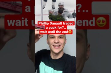 Phillip Danault gifted a puck to the soldier? NHL cute moments! #shorts #hockey