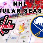 Washington Capitals vs Buffalo Sabres | 2025 NHL Regular Season Live Play by Play Score