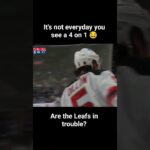 Brenden Dillon scores goal on a rare 4 on 1 breakaway! #devils #leafs #nhl