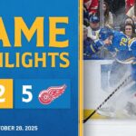 Game Highlights: Red Wings 5, Blues 2